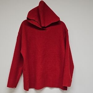 90s Ralph Lauren Sport Aerosport Pullover Hoodie, Wool, Red, Sz Medium